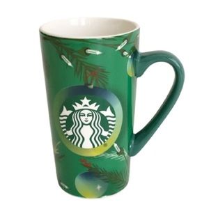 Starbucks Green Christmas 2020 Happy Holiday Mug Hollie Lights Bells 16oz